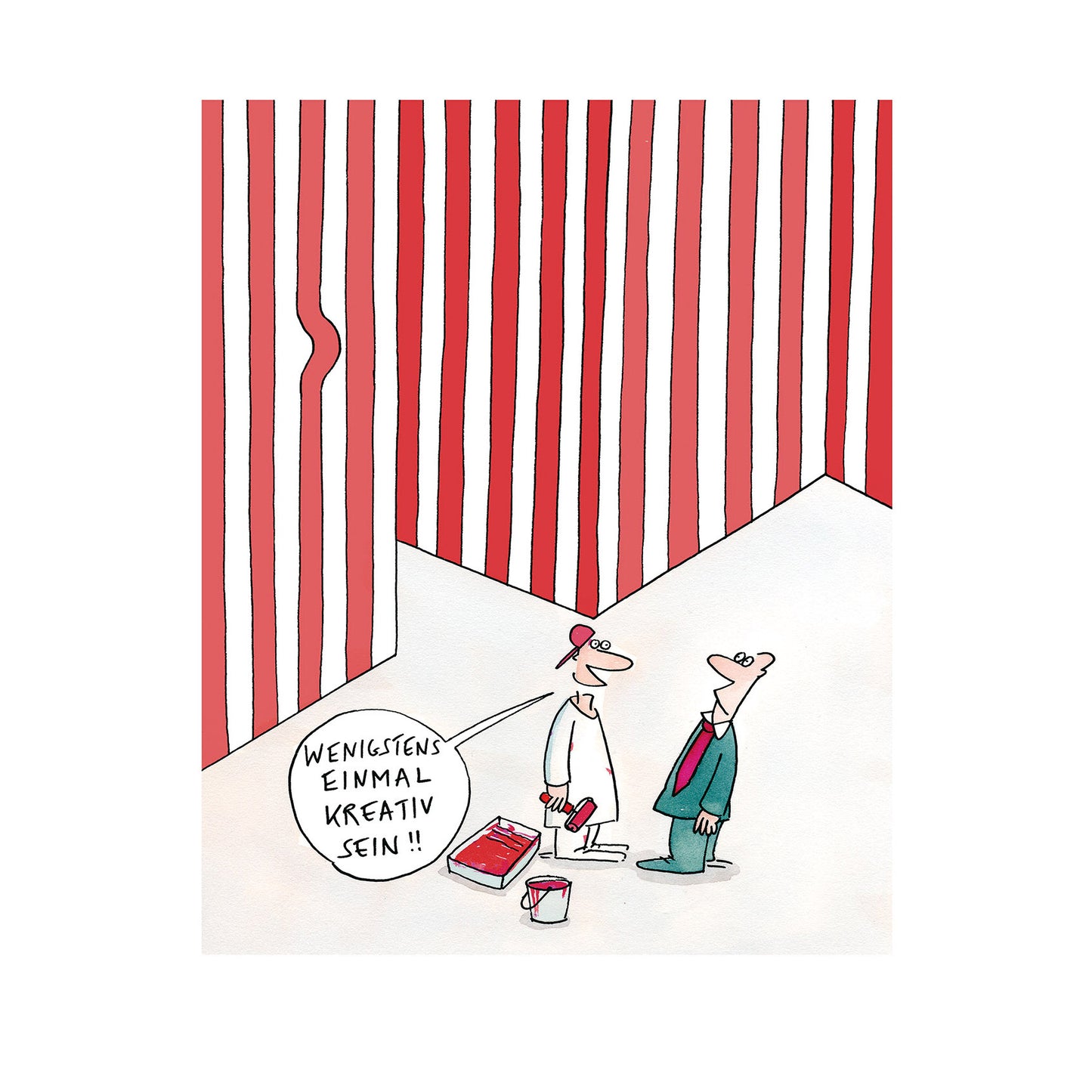 Poster Einmalkreativsein_Pfuschi für den Petarde-Shop